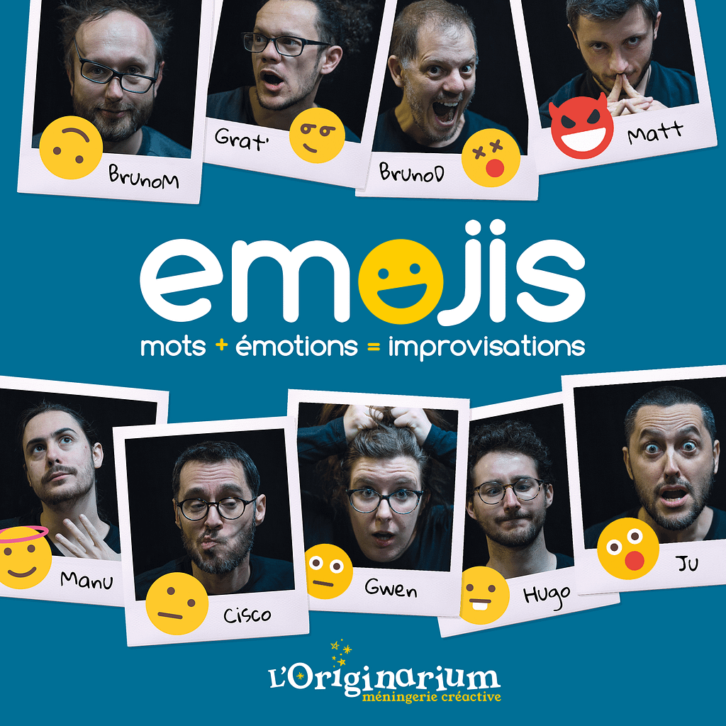 Emojis - Spectacle d'improvisations courtes - Mots + émotions
