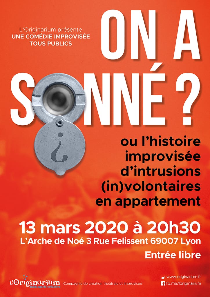 On a sonné  Spectacle d'improvisation à Lyon Mars 2020